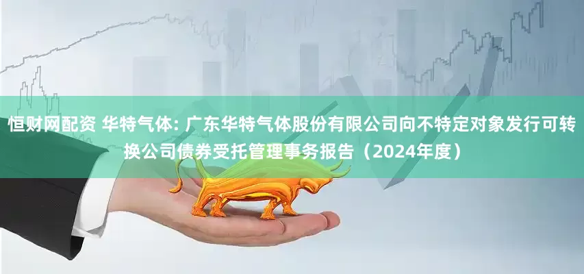 恒财网配资 华特气体: 广东华特气体股份有限公司向不特定对象发行可转换公司债券受托管理事务报告（2024年度）