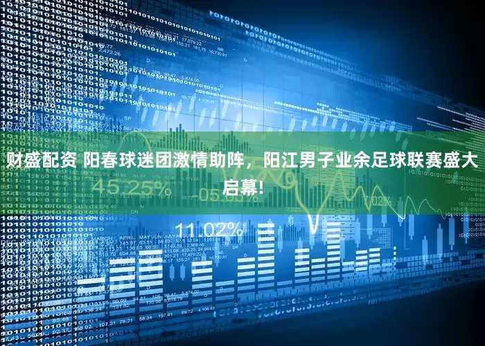 财盛配资 阳春球迷团激情助阵，阳江男子业余足球联赛盛大启幕!
